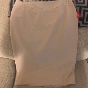 Tan mid length pencil skirt ❤️